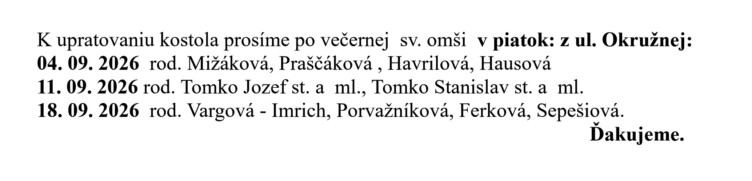 Farsky list RK Drienov