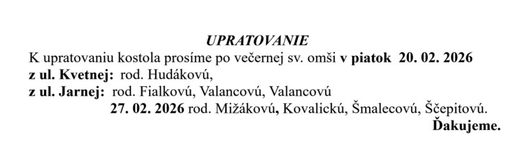 Farsky list RK Drienov