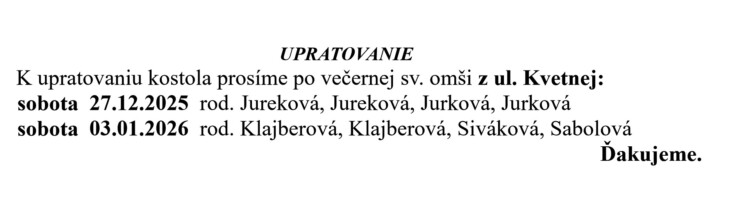 Farsky list RK Drienov